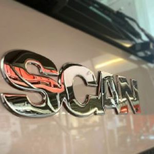 LETRAS SCANIA 3D CROMADAS (NG SC S/R)